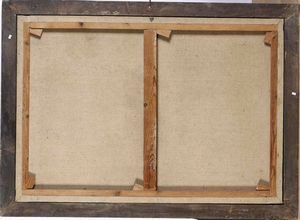 Scuola napoletana del XVIII secolo Natura morta con fiori, frutta, galli, pesci e gatti  - Asta Dipinti antichi - Associazione Nazionale - Case d'Asta italiane