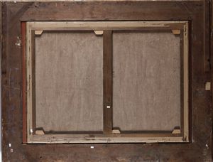 Scuola del XVIII secolo Natura morta con trionfo di fiori e frutti  - Asta Dipinti antichi - Associazione Nazionale - Case d'Asta italiane