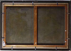 Roelant Roghman, Attribuito a : Paesaggio montano con citt� fortificata  - Asta Dipinti antichi - Associazione Nazionale - Case d'Asta italiane