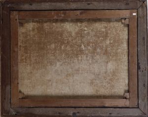 Scuola romana del XIX secolo Veduta del Foro Romano  - Asta Dipinti antichi - Associazione Nazionale - Case d'Asta italiane