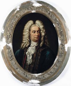 Scuola del XVIII secolo Ritratto di Handel  - Asta Dipinti antichi - Associazione Nazionale - Case d'Asta italiane