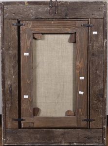 Scuola del XVII secolo Apparizione di Cristo ai soldati  - Asta Dipinti antichi - Associazione Nazionale - Case d'Asta italiane