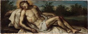 Gregorio Lazzarini, Attribuito a - Cristo deposto
