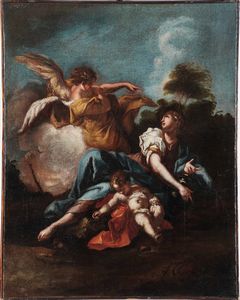 Giambattista Tiepolo, copia da - Agar nel deserto