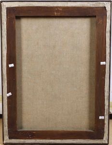 Scuola genovese del XVII secolo San Matteo e l�Angelo  - Asta Dipinti antichi - Associazione Nazionale - Case d'Asta italiane