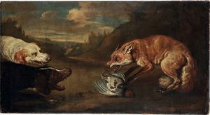 Abraham Hondius - La caccia alla volpe