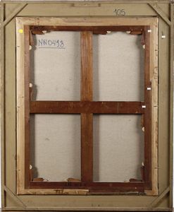 William Gowe Ferguson : Natura morta con lepre, gallina e un fucile  - Asta Dipinti antichi - Associazione Nazionale - Case d'Asta italiane