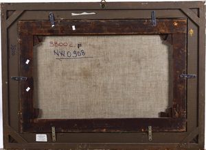 Erasme de Bie I : Paesaggio con ruderi e scena pastorale  - Asta Dipinti antichi - Associazione Nazionale - Case d'Asta italiane