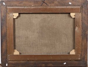 Scuola veneta della fine del XVIII secolo Veduta del Canal Grande con la Basilica della Salute  - Asta Dipinti antichi - Associazione Nazionale - Case d'Asta italiane