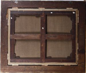 Scuola del XIX secolo Veduta di piazza San Marco  - Asta Dipinti antichi - Associazione Nazionale - Case d'Asta italiane