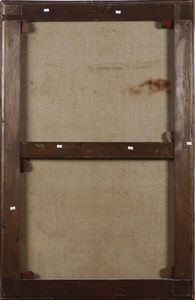 Scuola del XIX secolo Madonna in trono con Bambino  - Asta Dipinti antichi - Associazione Nazionale - Case d'Asta italiane