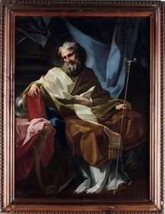 Corrado Giaquinto (Molfetta 1703 - Napoli 1765) e bottega San Nicola di Mira e di Bari  - Asta Dipinti antichi - Associazione Nazionale - Case d'Asta italiane