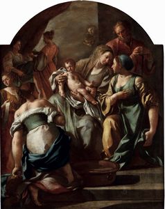 Jacopo Cestaro - La nascita della Vergine Maria