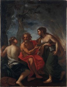 Placido Costanzi, Attribuito a - Lot e le figlie