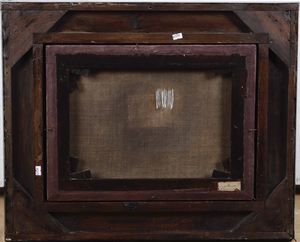 Antonio Calza, Attribuito a : Scontro di cavalleria tra cristiani e turchi  - Asta Dipinti antichi - Associazione Nazionale - Case d'Asta italiane