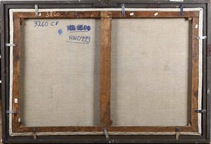 Christian Georg Schütz, Attribuito a : Paesaggio con viandanti  - Asta Dipinti antichi - Associazione Nazionale - Case d'Asta italiane