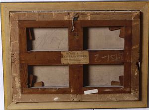 Scuola del XVIII secolo Vedute costiere con figure e velieri  - Asta Dipinti antichi - Associazione Nazionale - Case d'Asta italiane