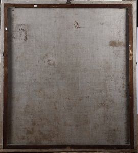 Giovanni Battista Carlone : La Trinit� e altri santi  - Asta Dipinti antichi - Associazione Nazionale - Case d'Asta italiane