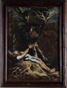 Salvator Rosa, copia da - San Guglielmo da Malavalle