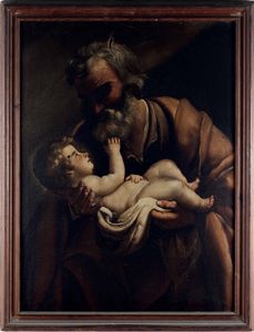 Guido Reni, copia da - San Giuseppe col Bambino