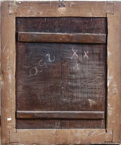 Scuola dell�Italia settentrionale del XVII secolo Adorazione dei Magi  - Asta Dipinti antichi - Associazione Nazionale - Case d'Asta italiane