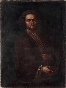 Vittore Ghislandi detto Fra Galgario, Cerchia di - Ritratto di nobiluomo