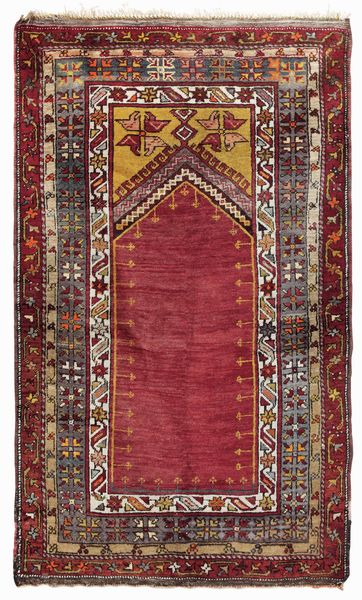 Tappeto Anatolia inizio XX secolo  - Asta Dimore italiane - Associazione Nazionale - Case d'Asta italiane