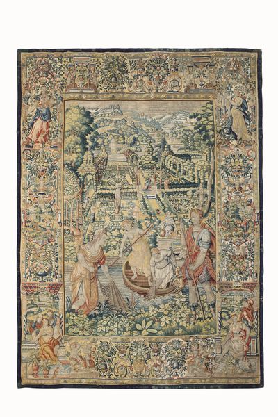 Arazzo, Bruxelles, XVIII secolo  - Asta Dimore italiane - Associazione Nazionale - Case d'Asta italiane