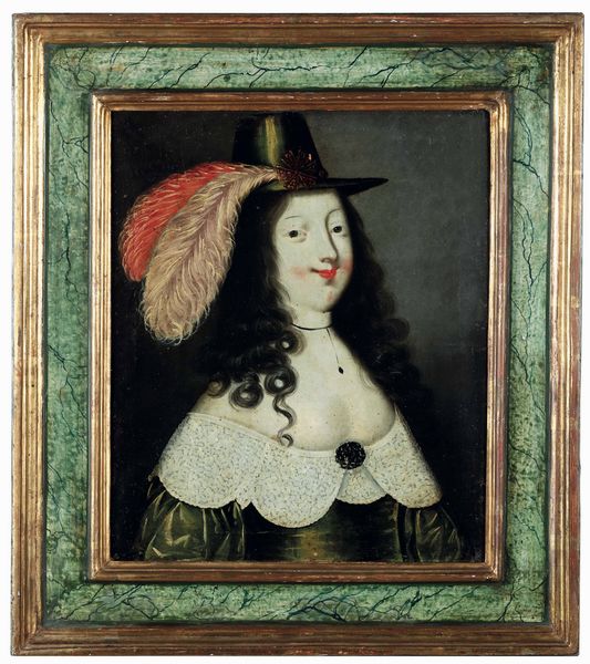 Scuola francese del XVII-XVIII secolo Ritratti di nobildonne  - Asta Dimore italiane - Associazione Nazionale - Case d'Asta italiane