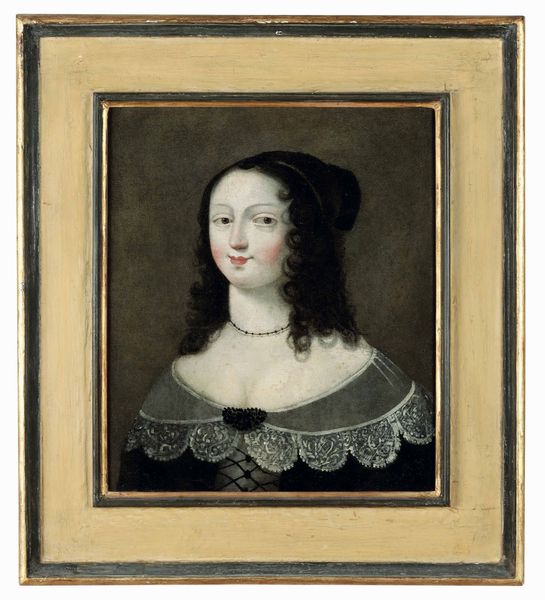 Scuola francese del XVII-XVIII secolo Ritratti di nobildonne  - Asta Dimore italiane - Associazione Nazionale - Case d'Asta italiane