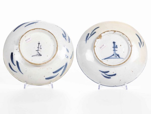 Coppia di bacinelle<BR>Savona, met del XVIII secolo<BR>  - Asta Dimore italiane - Associazione Nazionale - Case d'Asta italiane