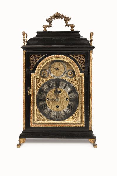 Pendola da tavolo, Germania o Austria ? XVIII-XIX secolo  - Asta Dimore italiane - Associazione Nazionale - Case d'Asta italiane