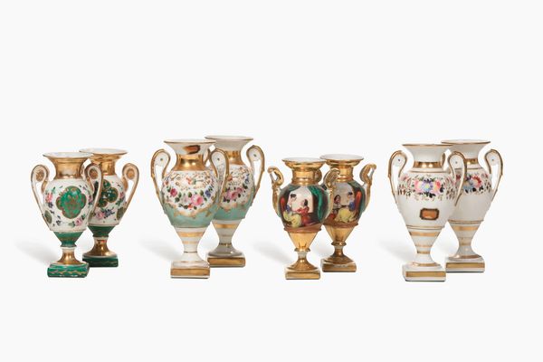 Quattro coppie di vasi, XIX secolo  - Asta Dimore italiane - Associazione Nazionale - Case d'Asta italiane