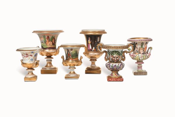 Sei vasi, XIX e inizio XX secolo  - Asta Dimore italiane - Associazione Nazionale - Case d'Asta italiane