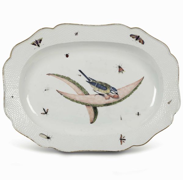 Piatto<BR>Meissen, 1745 circa  - Asta Dimore italiane - Associazione Nazionale - Case d'Asta italiane