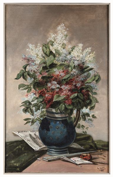 E. Hauet Vasi di fiori, 1899  - Asta Dimore italiane - Associazione Nazionale - Case d'Asta italiane