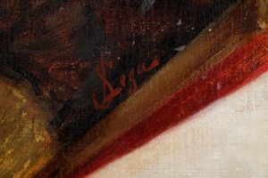 Scuola veneta del XIX-XX secolo Giovane donna con ventaglio  - Asta Dimore italiane - Associazione Nazionale - Case d'Asta italiane