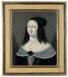 Scuola francese del XVII-XVIII secolo Ritratti di nobildonne  - Asta Dimore italiane - Associazione Nazionale - Case d'Asta italiane