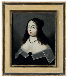 Scuola francese del XVII-XVIII secolo Ritratti di nobildonne  - Asta Dimore italiane - Associazione Nazionale - Case d'Asta italiane