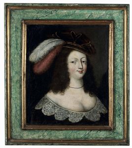 Scuola francese del XVII-XVIII secolo Ritratti di nobildonne  - Asta Dimore italiane - Associazione Nazionale - Case d'Asta italiane
