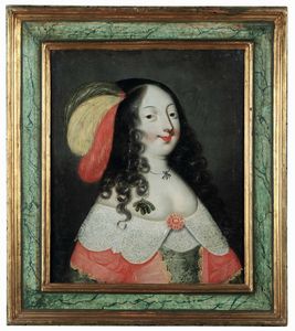 Scuola francese del XVII-XVIII secolo Ritratti di nobildonne  - Asta Dimore italiane - Associazione Nazionale - Case d'Asta italiane