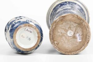 Albarello<BR>Albisola, XVIII secolo<BR>  - Asta Dimore italiane - Associazione Nazionale - Case d'Asta italiane