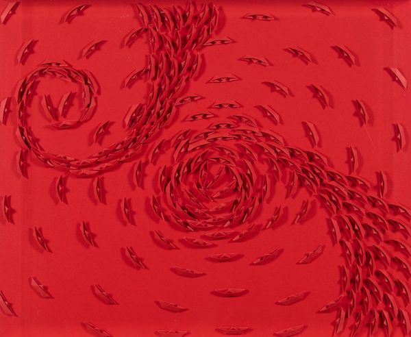Riccardo Gusmaroli : Vortice rosso  - Asta Arte Moderna e Contemporanea - Associazione Nazionale - Case d'Asta italiane