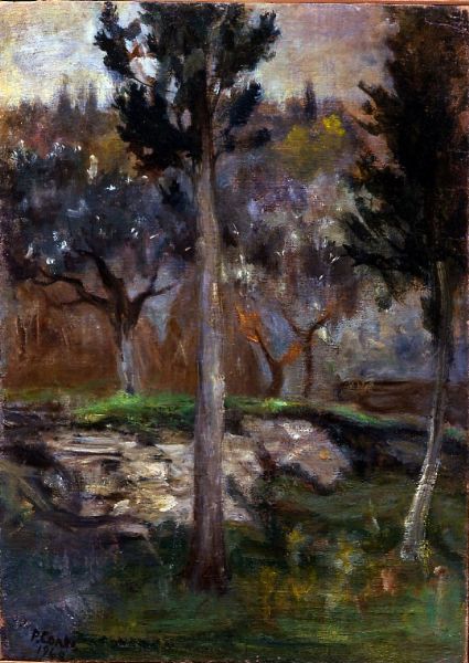 Primo Conti : Paesaggio  - Asta Arte Moderna e Contemporanea - Associazione Nazionale - Case d'Asta italiane