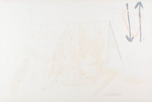 Mimmo Paladino : Senza titolo  - Asta Arte Moderna e Contemporanea - Associazione Nazionale - Case d'Asta italiane