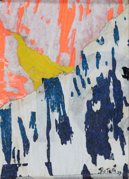 MIMMO ROTELLA : Senza titolo  - Asta Arte Moderna e Contemporanea - Associazione Nazionale - Case d'Asta italiane