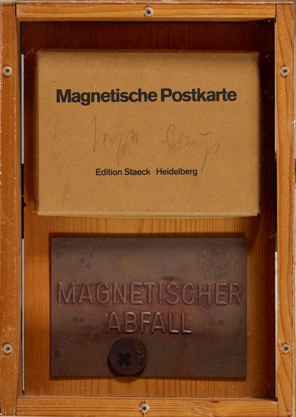 JOSEPH BEUYS : Magnetische Postkarte  - Asta Arte Moderna e Contemporanea - Associazione Nazionale - Case d'Asta italiane