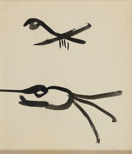 ENRICO BAJ - Studio  Paesaggi e poesaggi