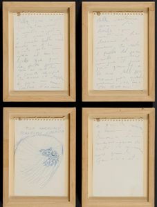 Gastone Novelli - Taccuino T 1962-65.5 - Viaggio in Grecia