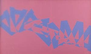 Renato Spagnoli - 7125 - Evoluzione di 'A' Bl su Rosso